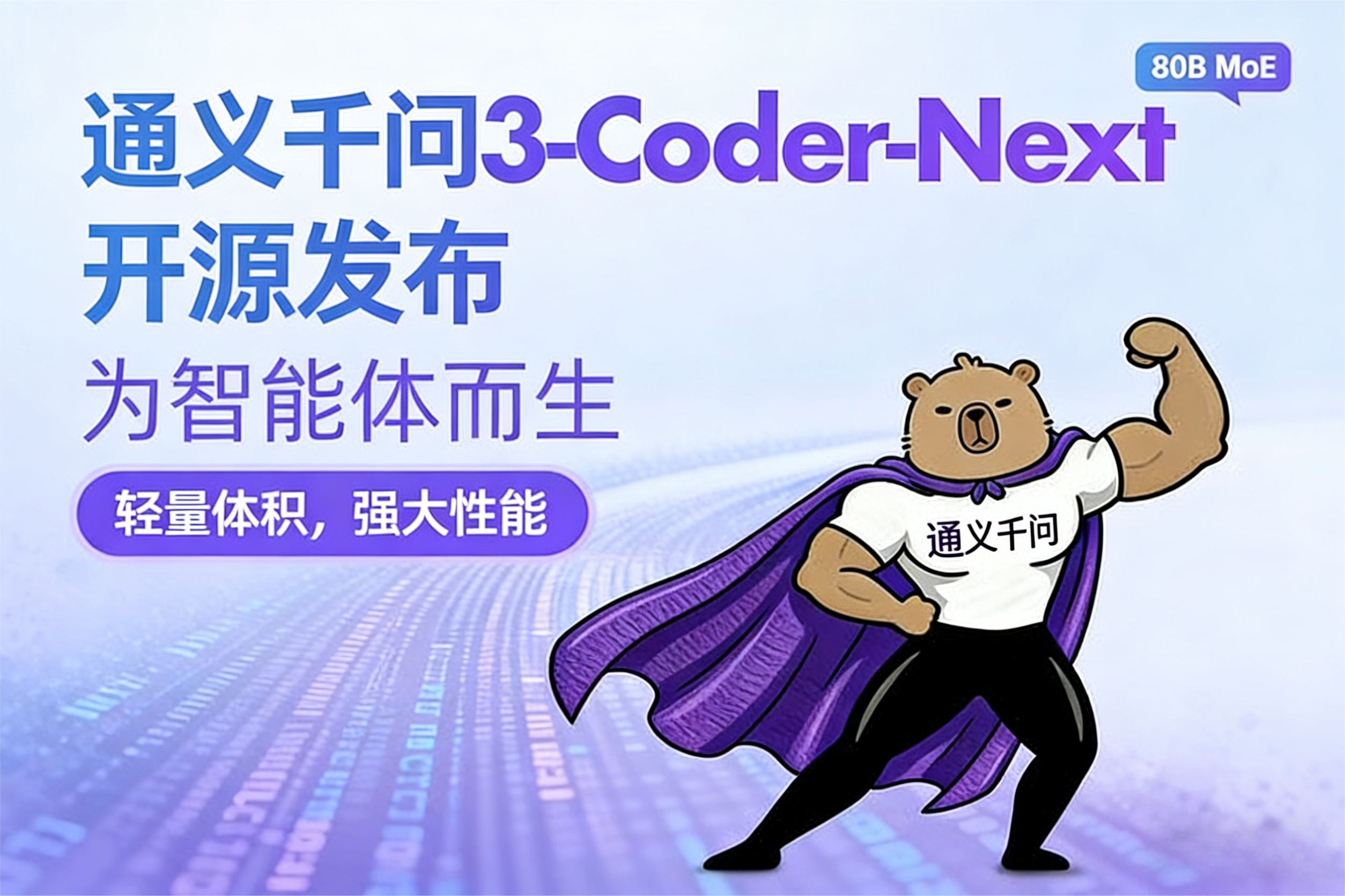 通义发布Qwen3-Coder-Next