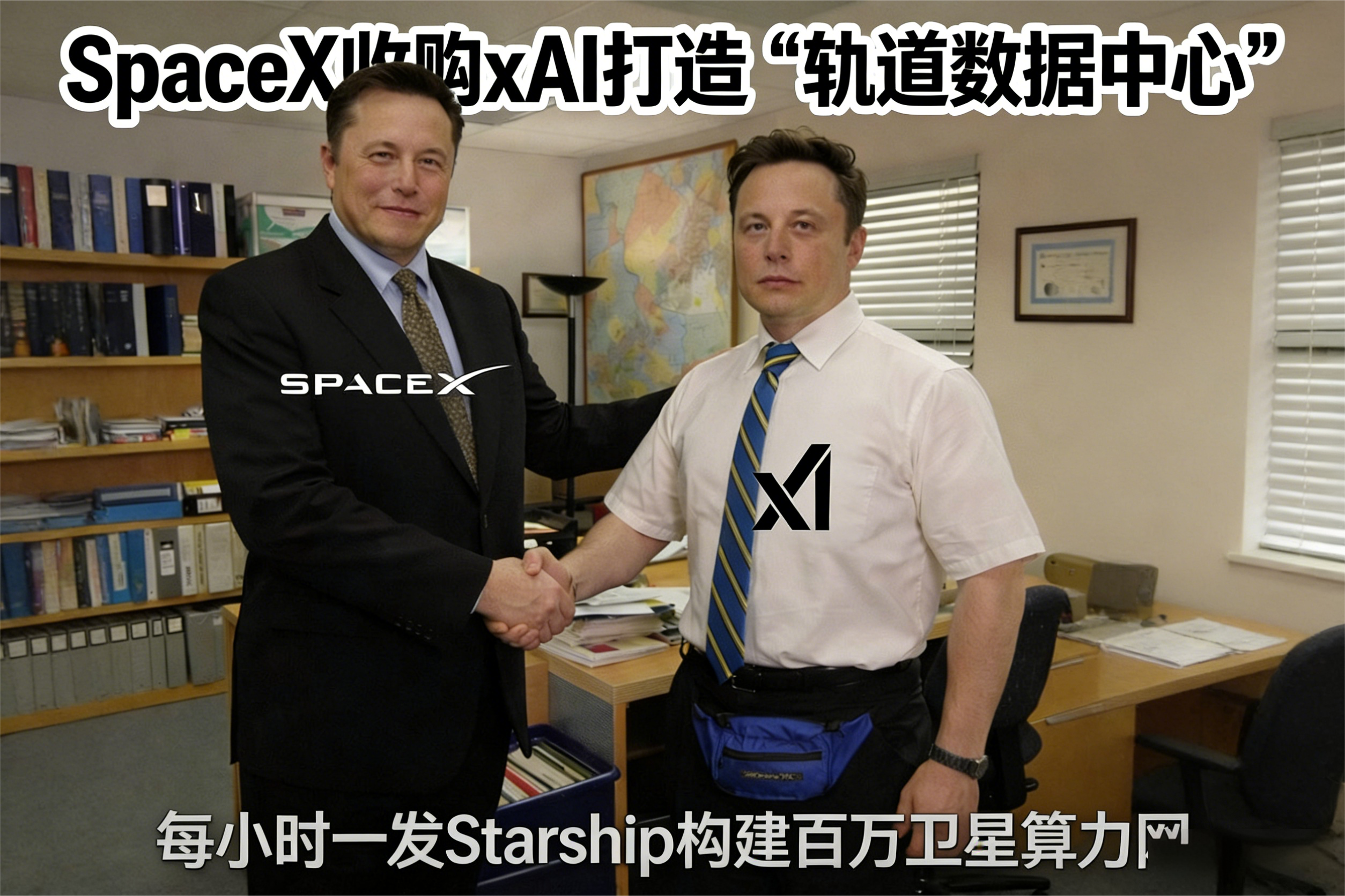 SpaceX收购xAI打造“轨道数据中心”