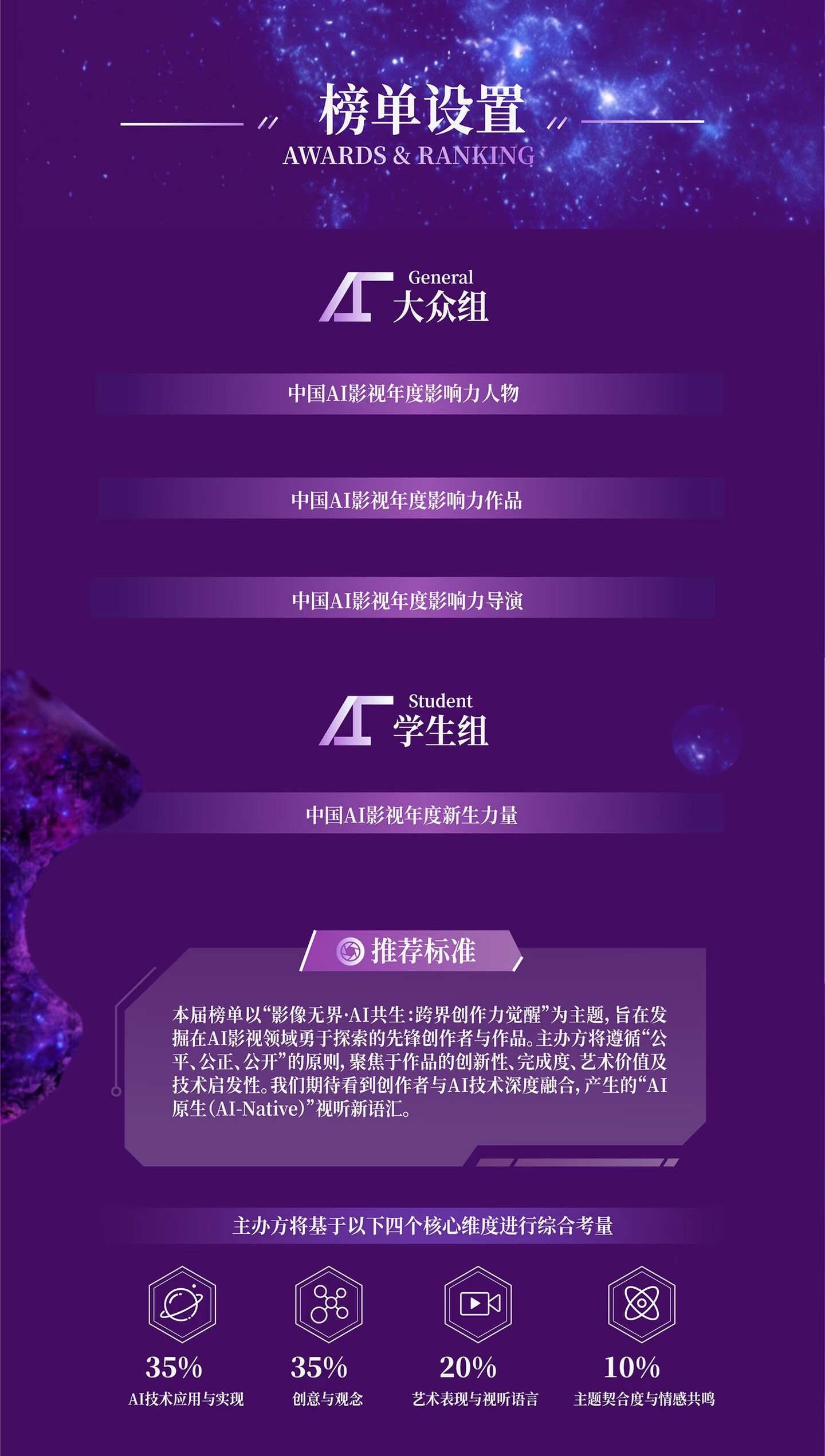 中国·首届AI影视创新榜作品征集