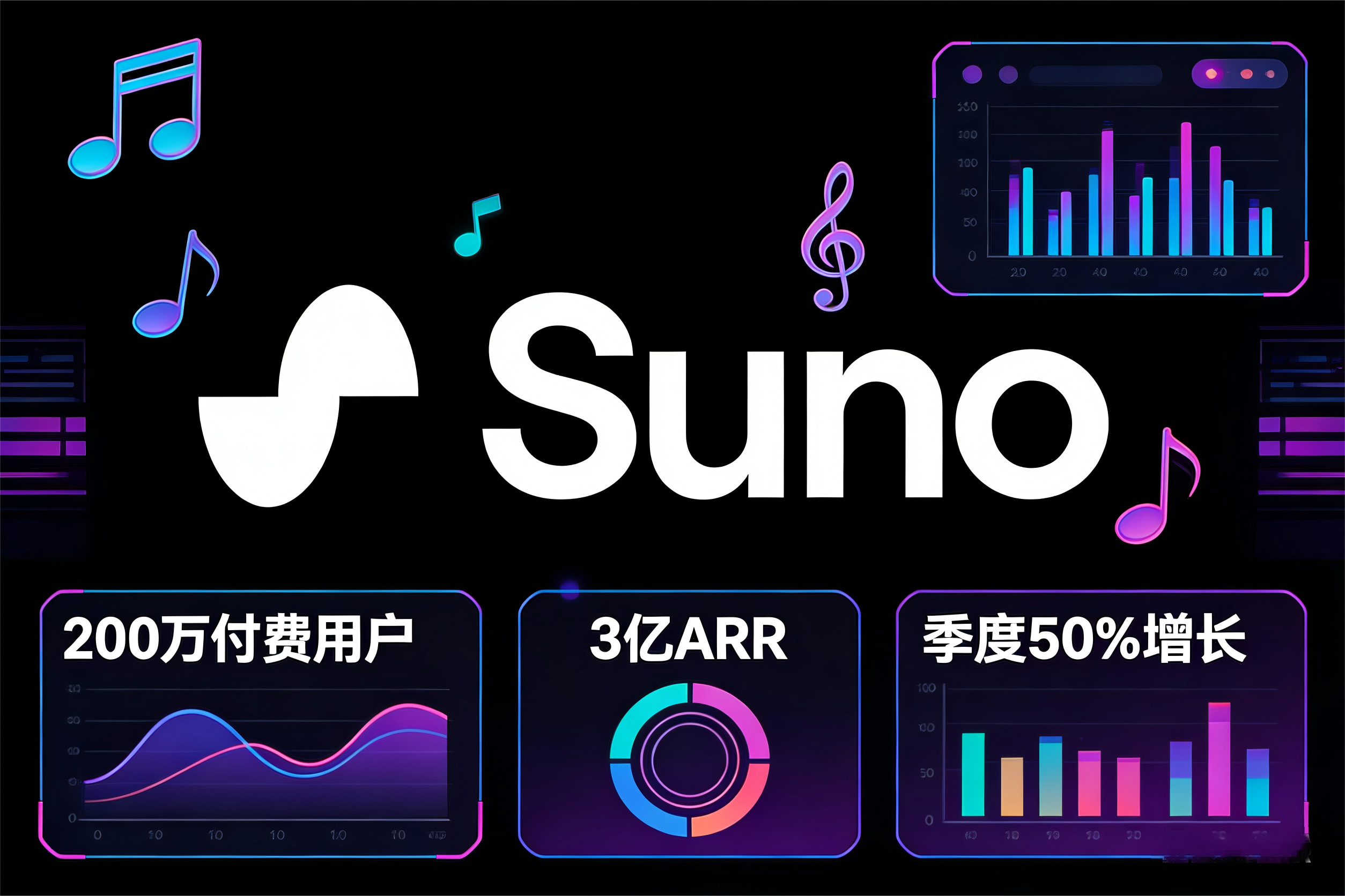 狂揽200万付费用户！Suno AI音乐营收季度暴涨50%