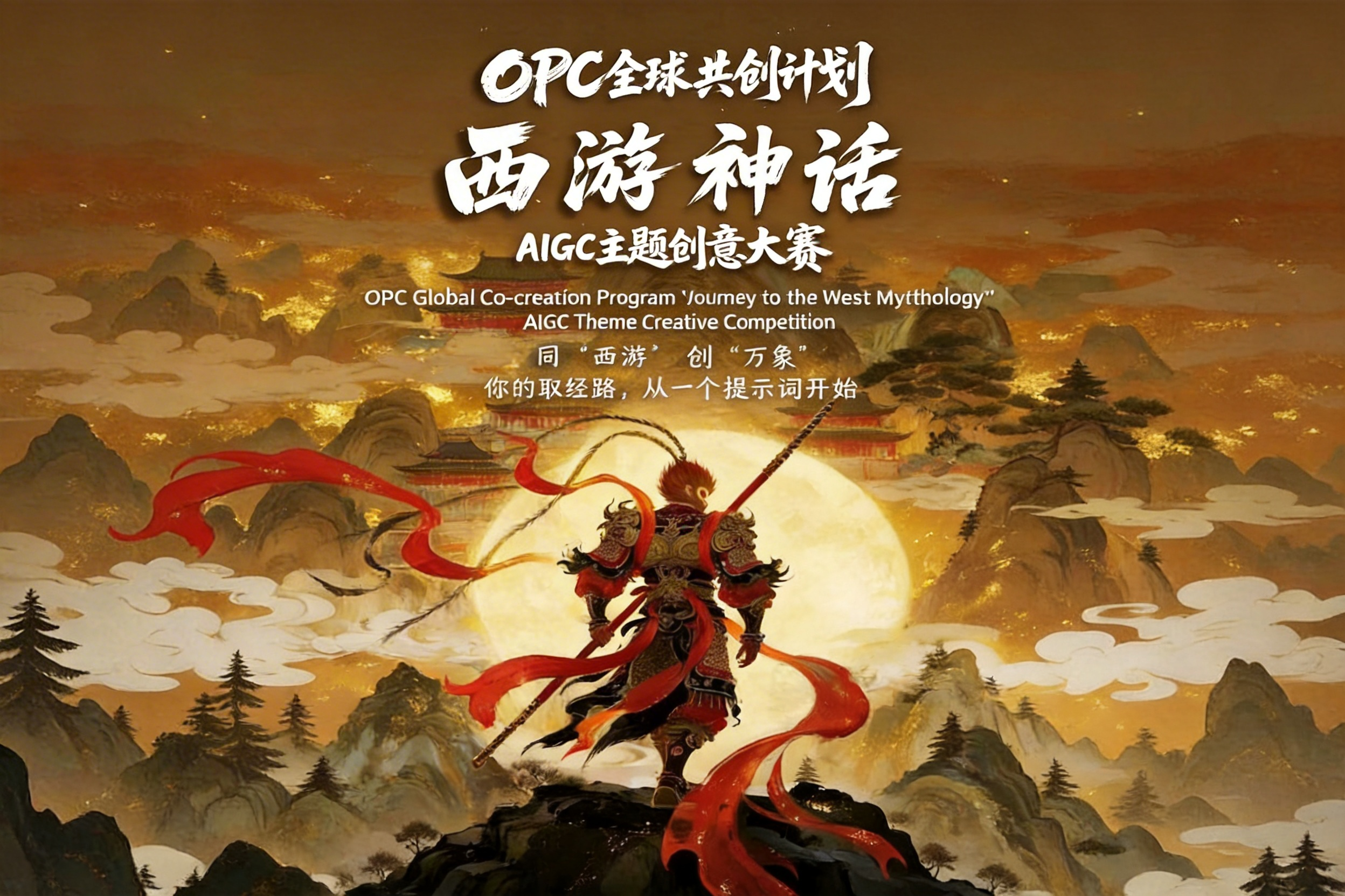 OPC全球共创计划・西游神话AIGC主题创意大赛震撼来袭