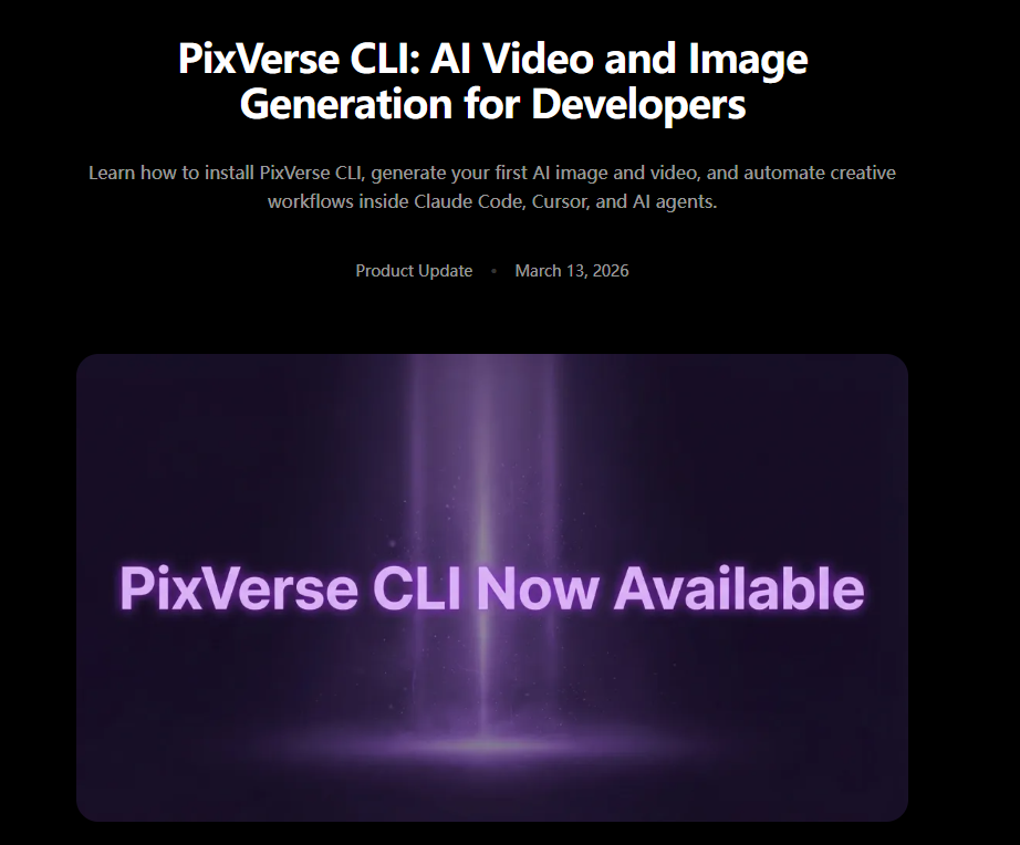 PixVerse CLI