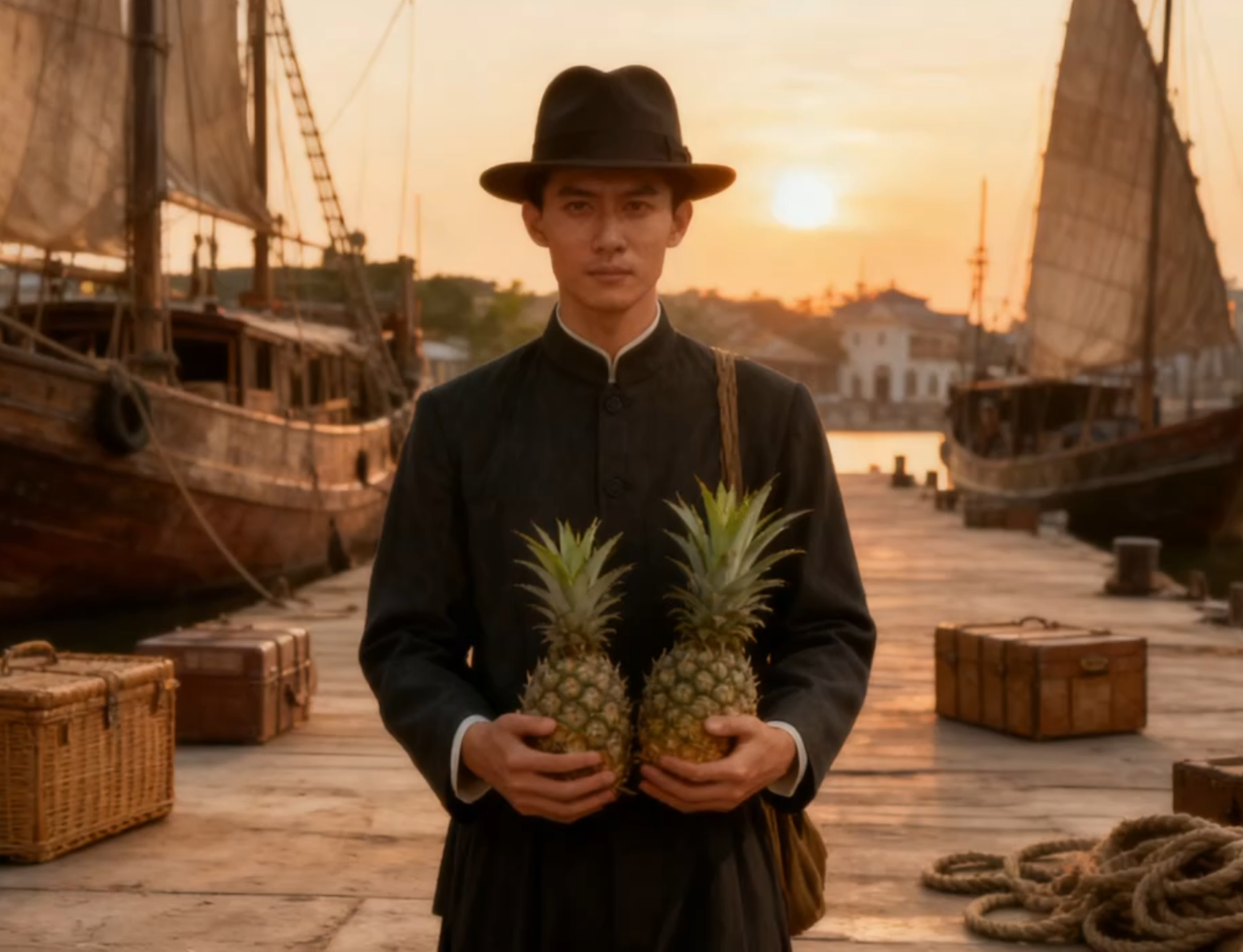 百年菠萝来时路