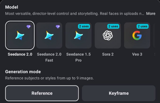 字节跳动Seedance 2.0全球上线：力压Sora与Veo3，登顶Artificial Analysis视频排行榜