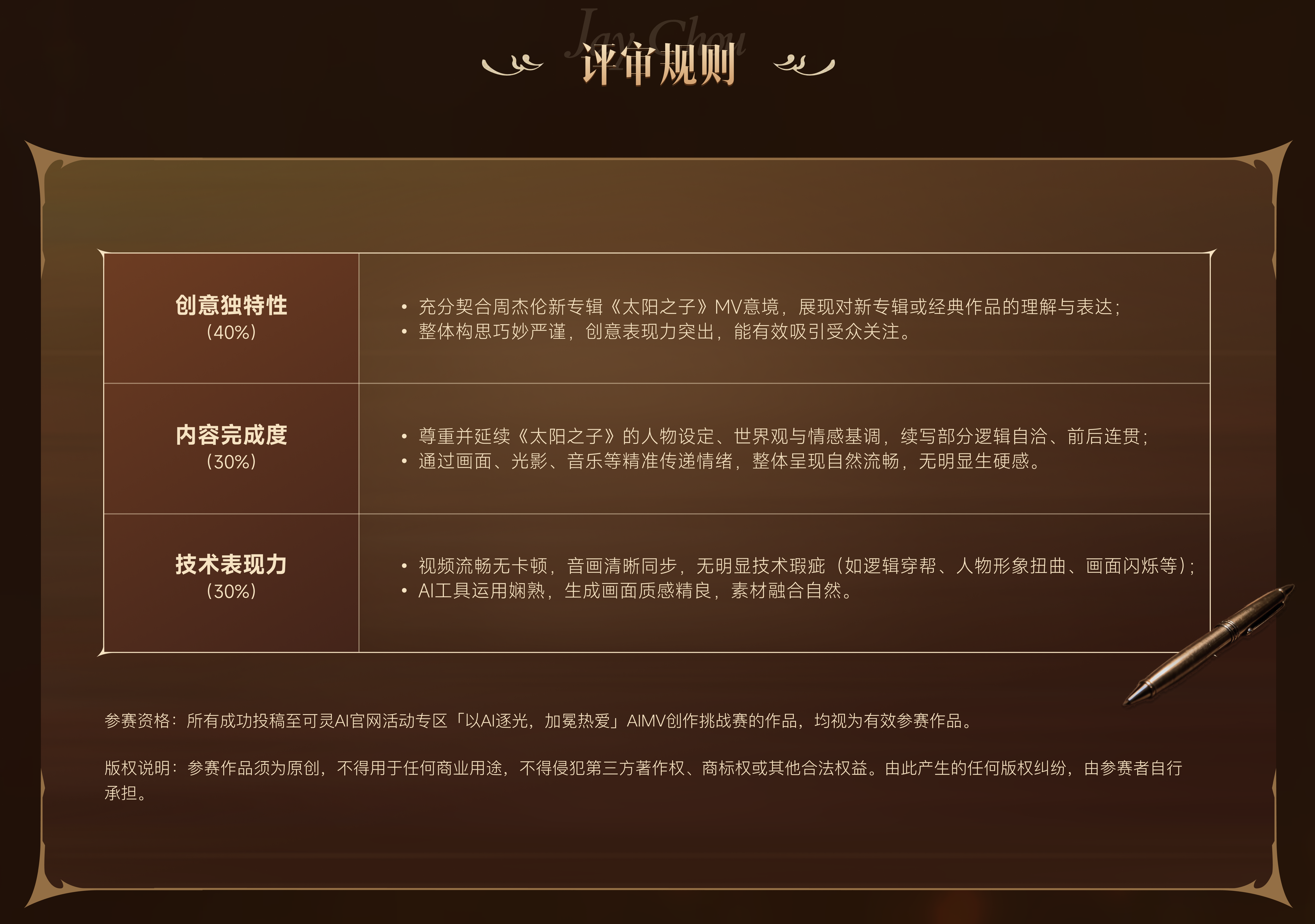 周杰伦AI MV创作挑战赛