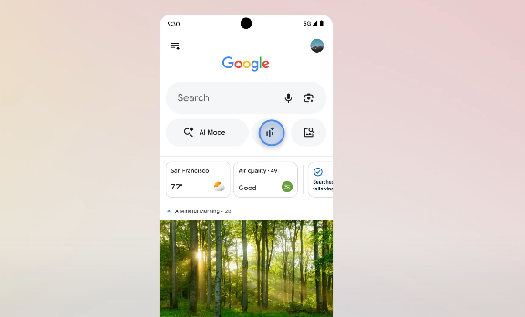 谷歌全球上线Search Live功能：支持摄像头实时AI对话，移动搜索进入多模态交互新阶段