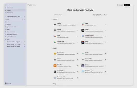 OpenAI给Codex加了插件功能,程序员的福音来了 OpenAI给Codex加了插件功能,程序员的福音来了