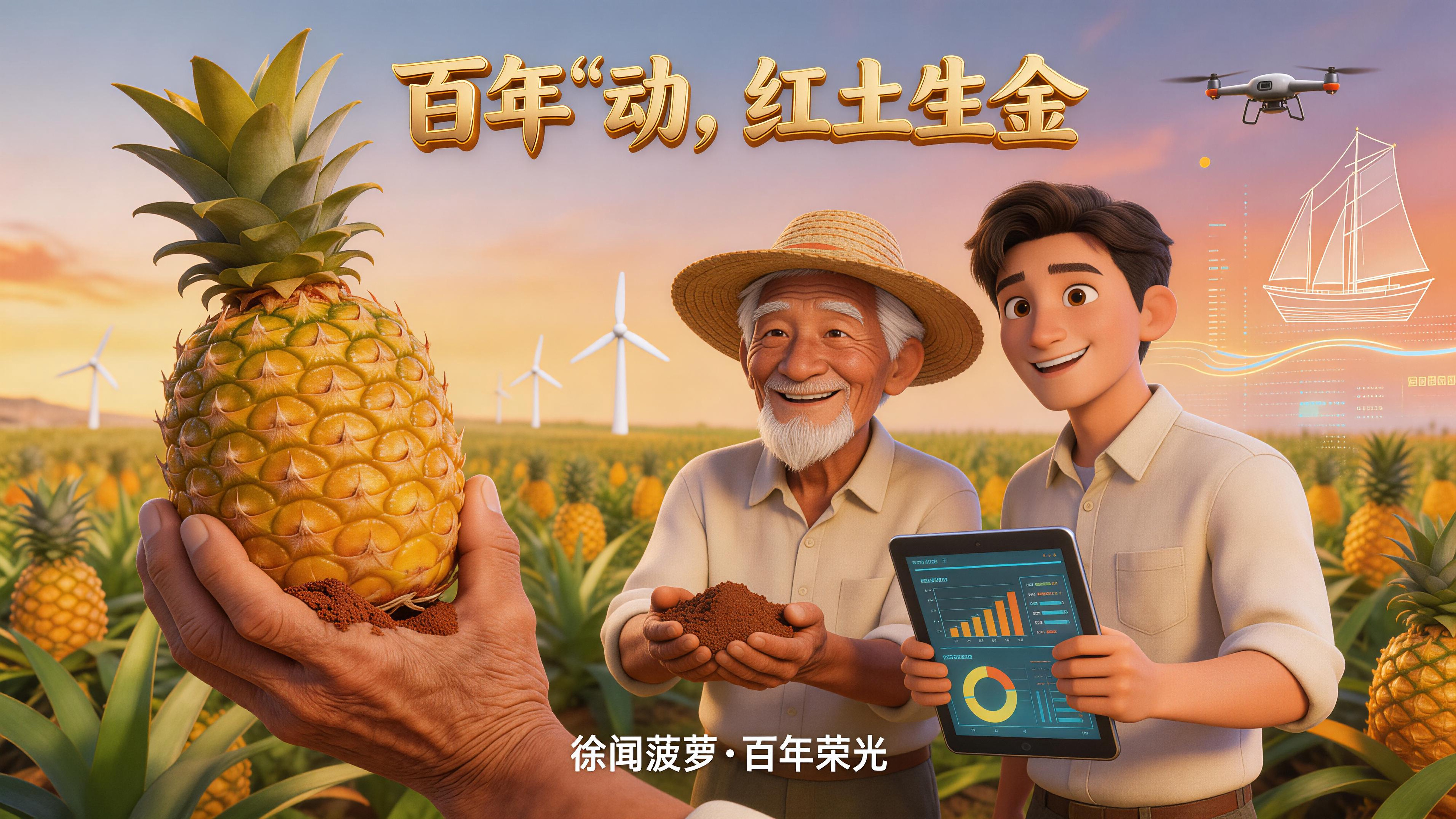 《百年“菠”动，红土生金》
