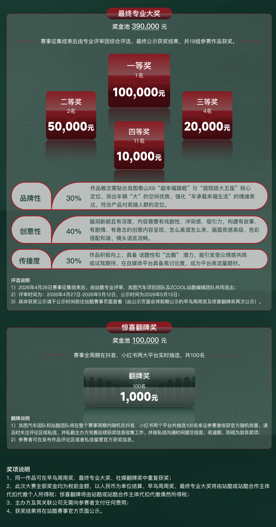 岚图泰山X8 AI视频共创大赛