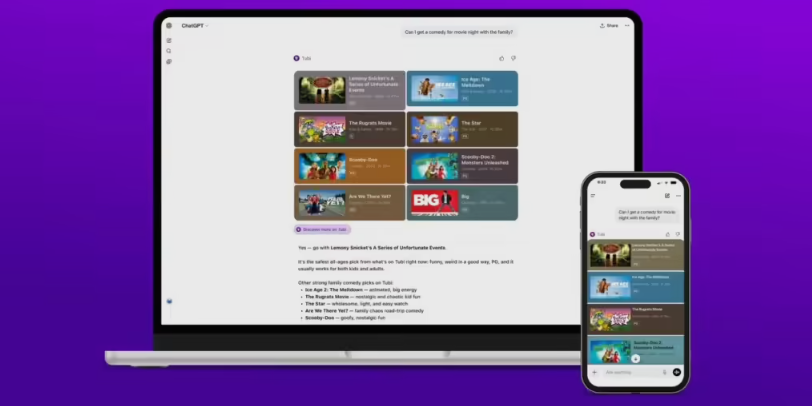 流媒体首接ChatGPT：用自然语言搜索30万部影视剧