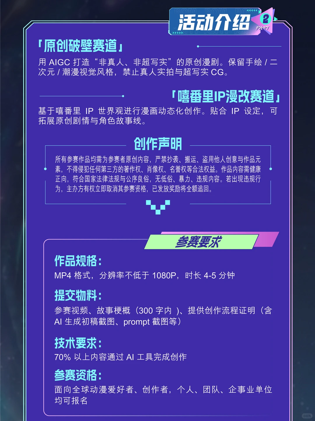 嘻番里AI动漫创作大赛