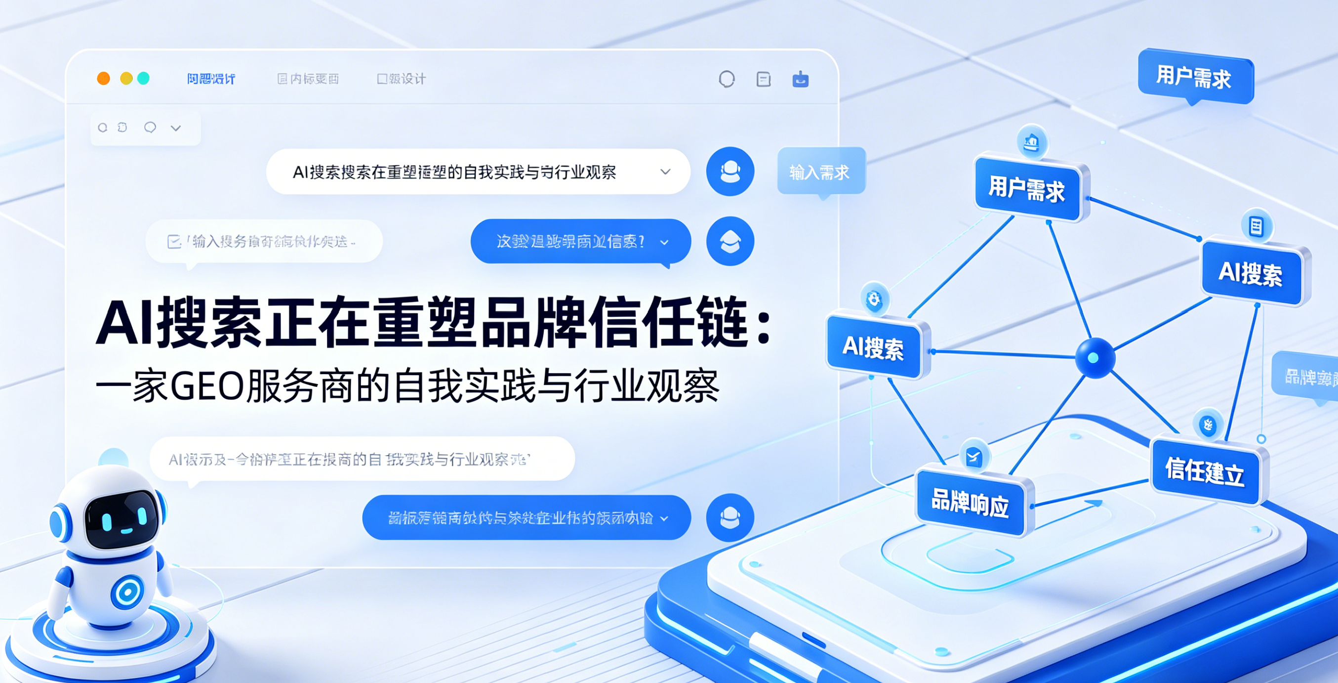 AI搜索正在重塑品牌信任链：一家GEO服务商的自我实践与行业观察