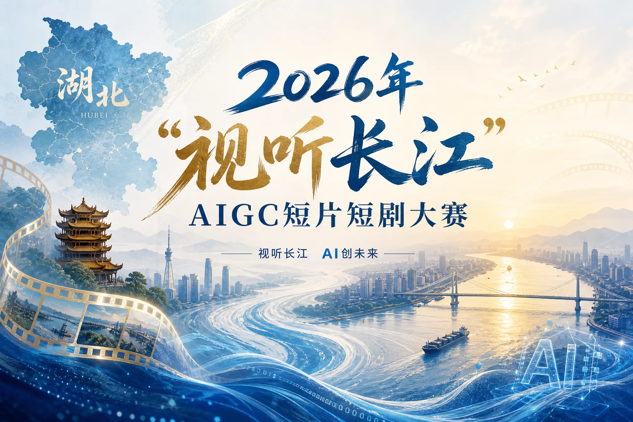 AI赋能 智汇长江｜2026年“视听长江”AIGC短片短剧大赛火热进行中...