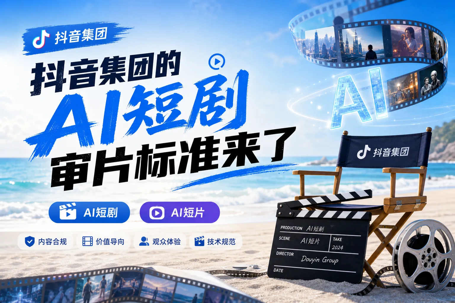 抖音集团的AI短剧审片标准来了