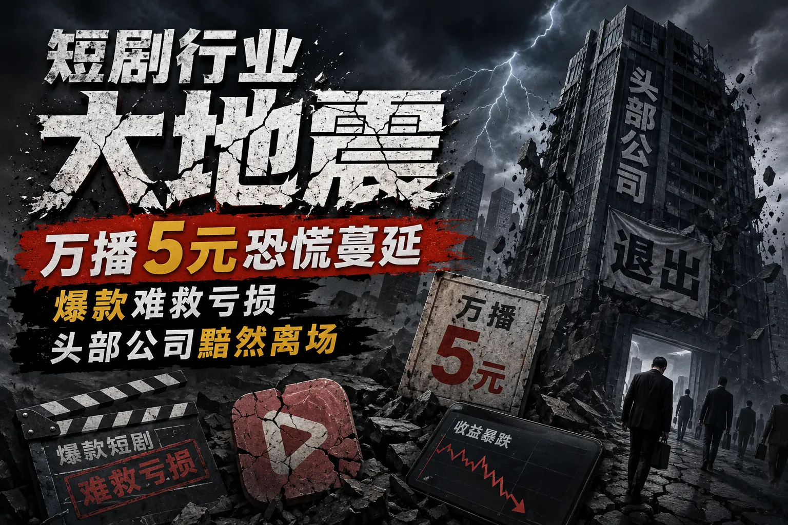 短剧行业大地震