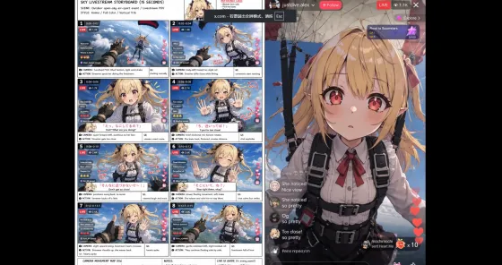 天空直播遇动漫少女!GPT Image 2+Seedance 2.0一镜到底动画全流程教程 天空直播遇动漫少女!GPT Image 2+Seedance 2.0一镜到底动画全流程教程