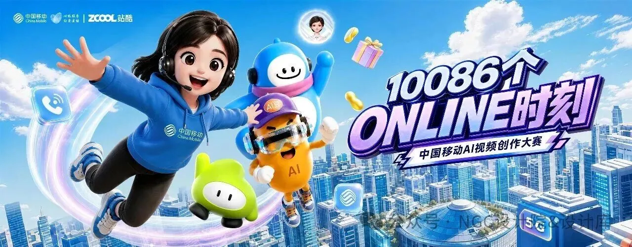 10086个ONLINE时刻中国移动AI视频创作大赛