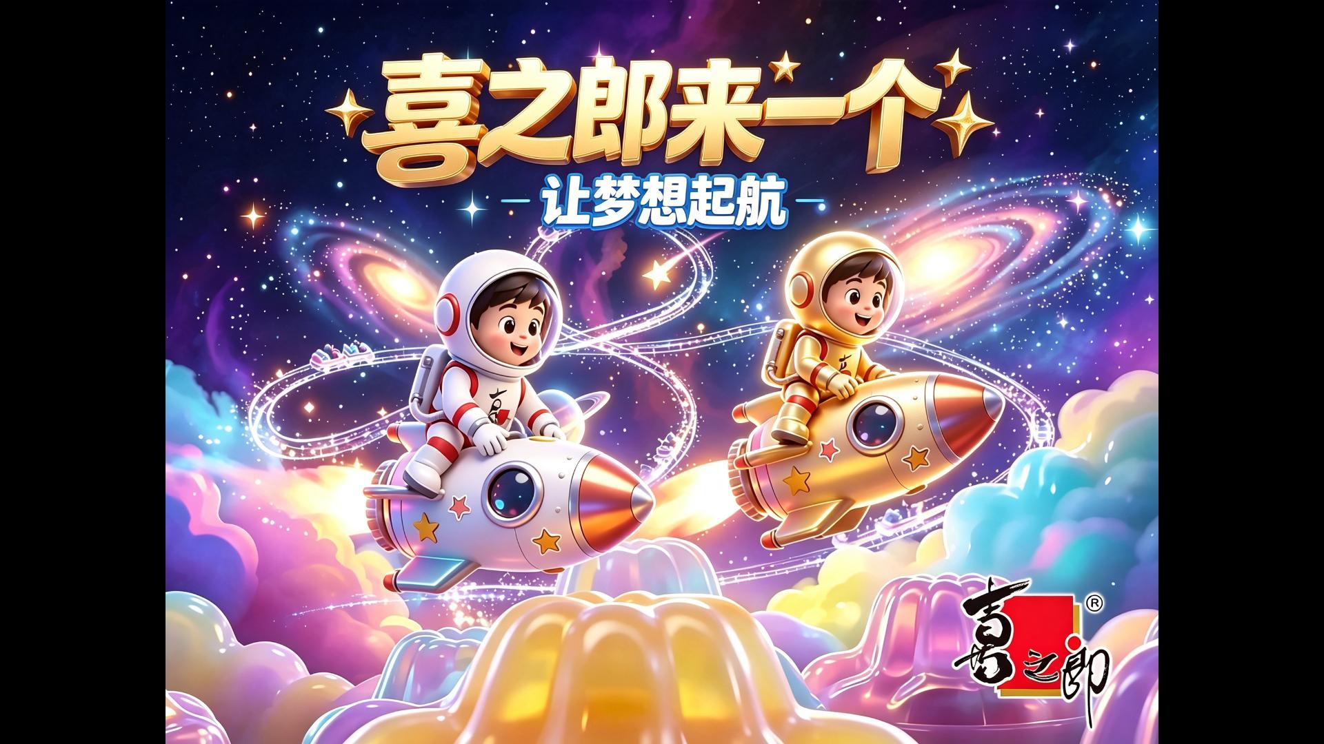 喜之郎来一个——让梦想起航