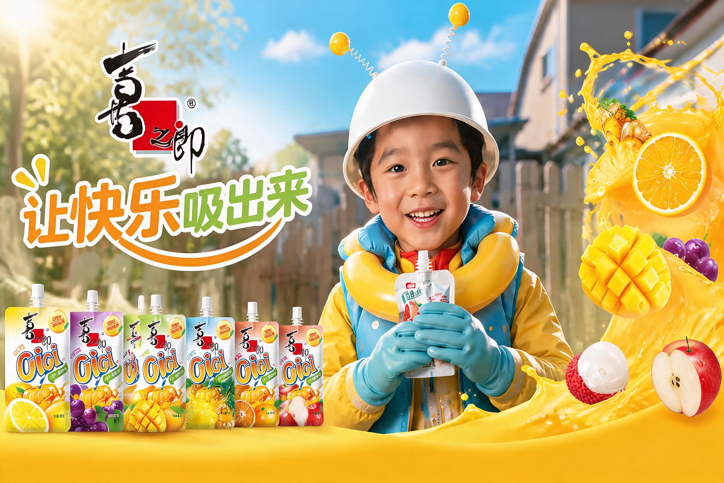 喜之郎，让快乐吸出来