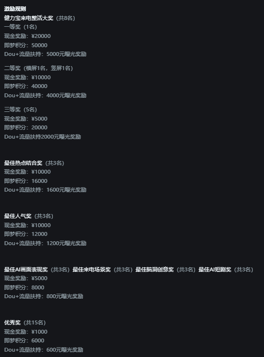 健力宝来电AI整活大赛