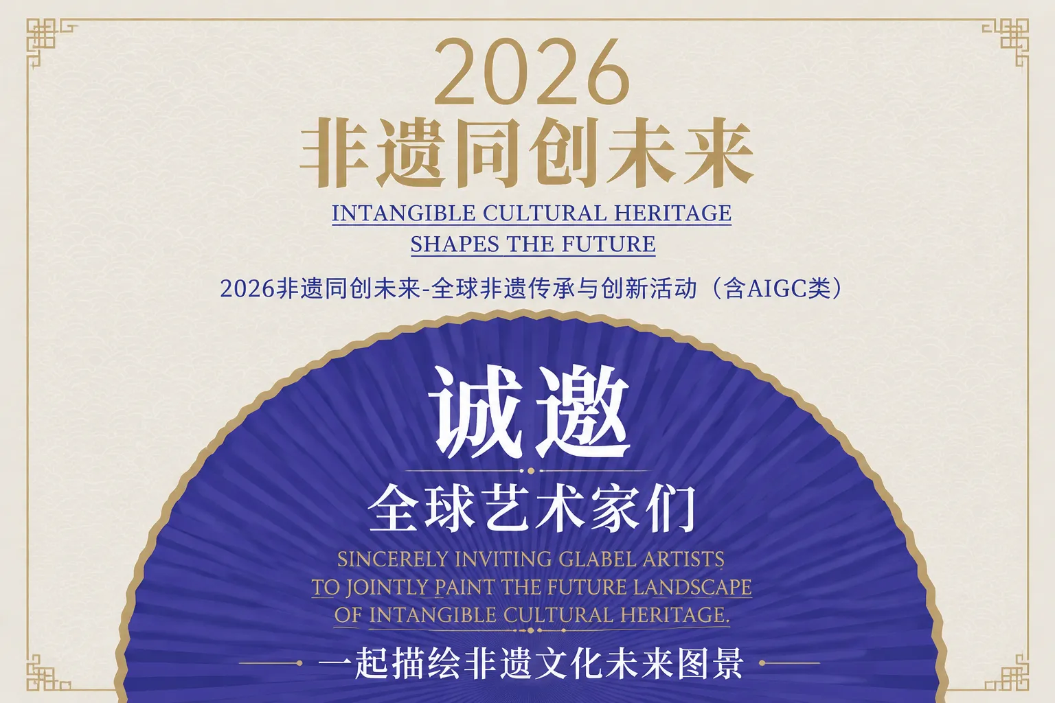 2026非遗同创未来-全球非遗传承与创新活动（含AIGC类）