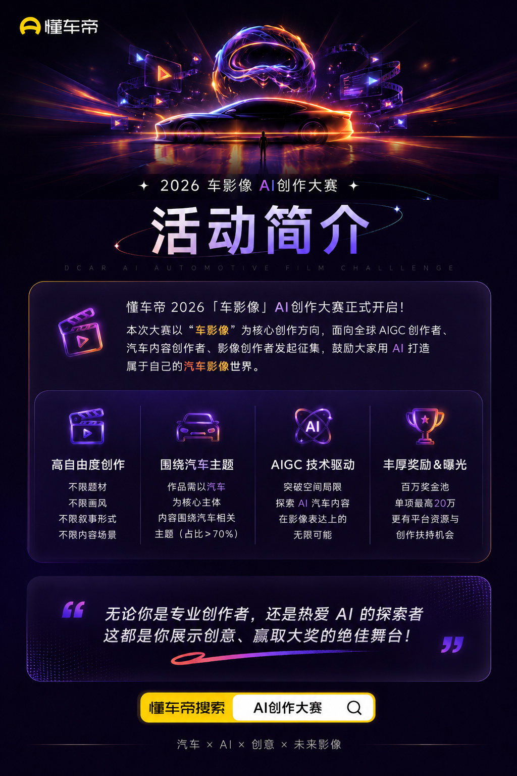 懂车帝车影像AI创作大赛