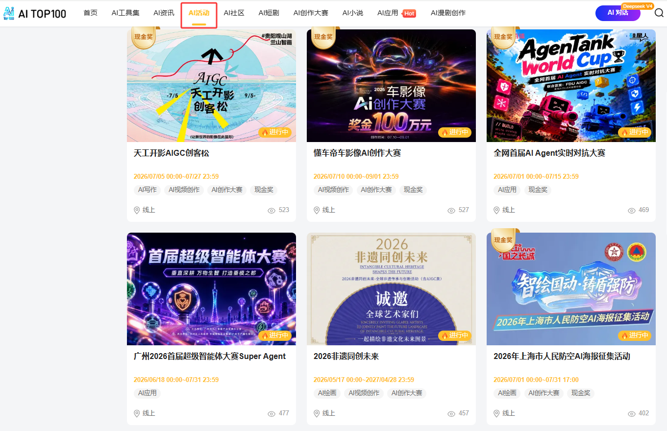 AI大赛汇总