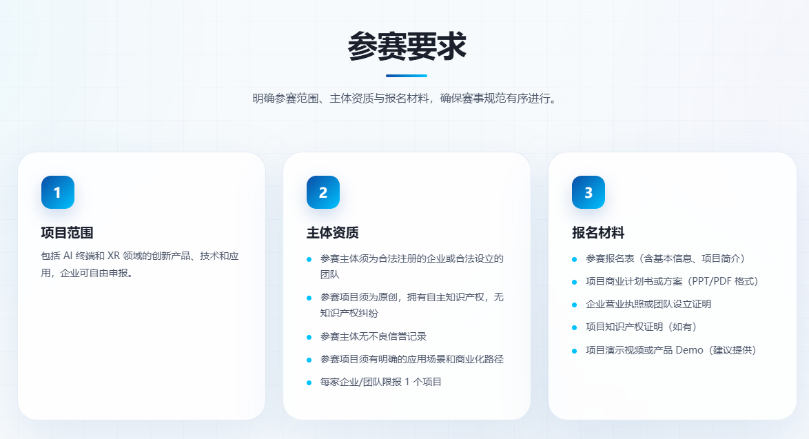 AI+XR 行业创新大赛