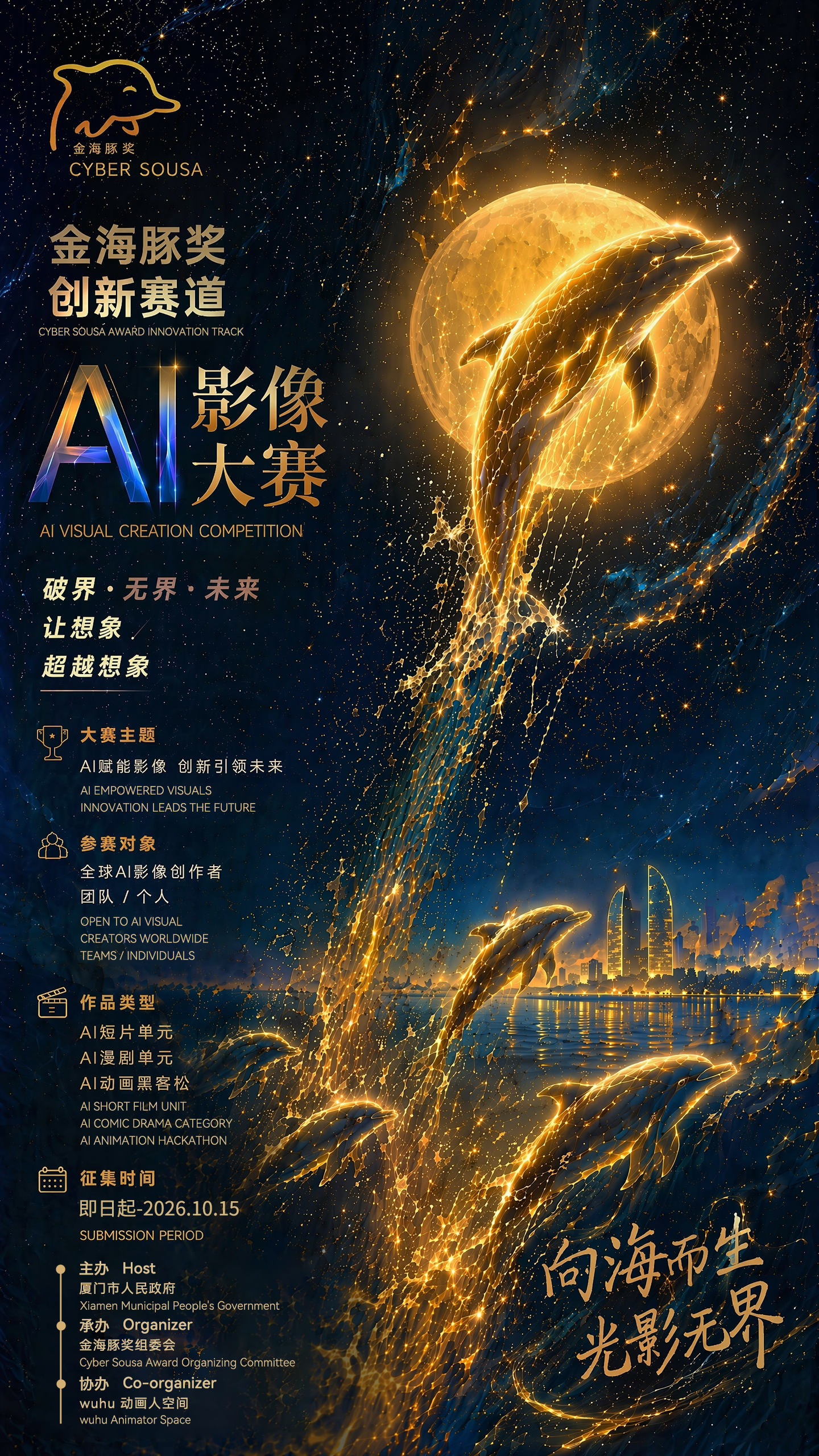 2026金海豚奖AI影像大赛火热征稿