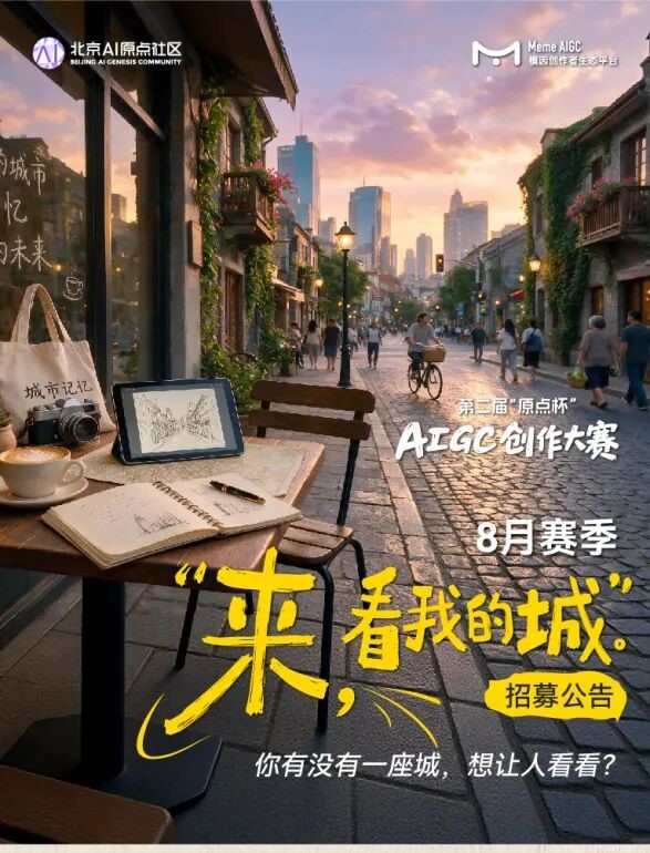 第二届原点杯AIGC创作大赛8月赛季开启