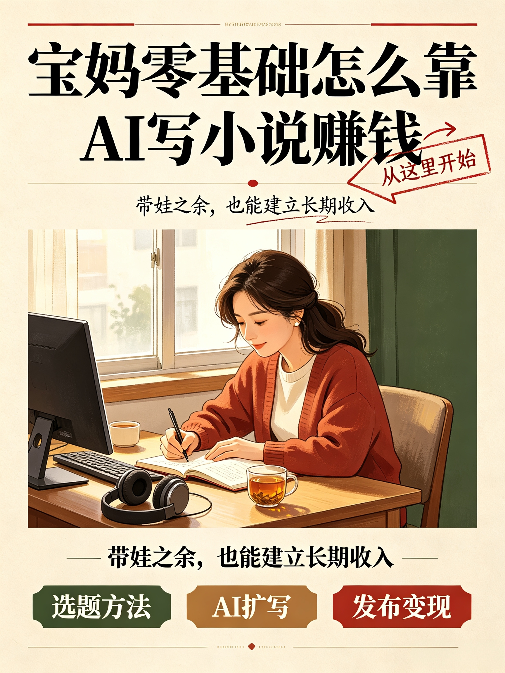 当你还在观望的时候，隔壁宝妈已成网文大神！｜爆款短剧提示词新手教程攻略