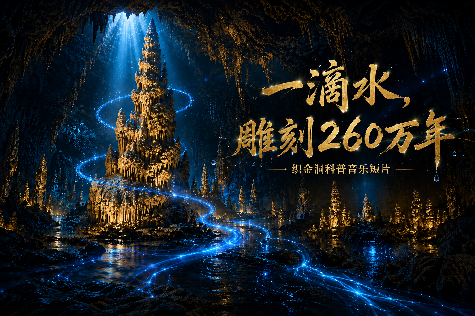 一滴水，雕刻260万年