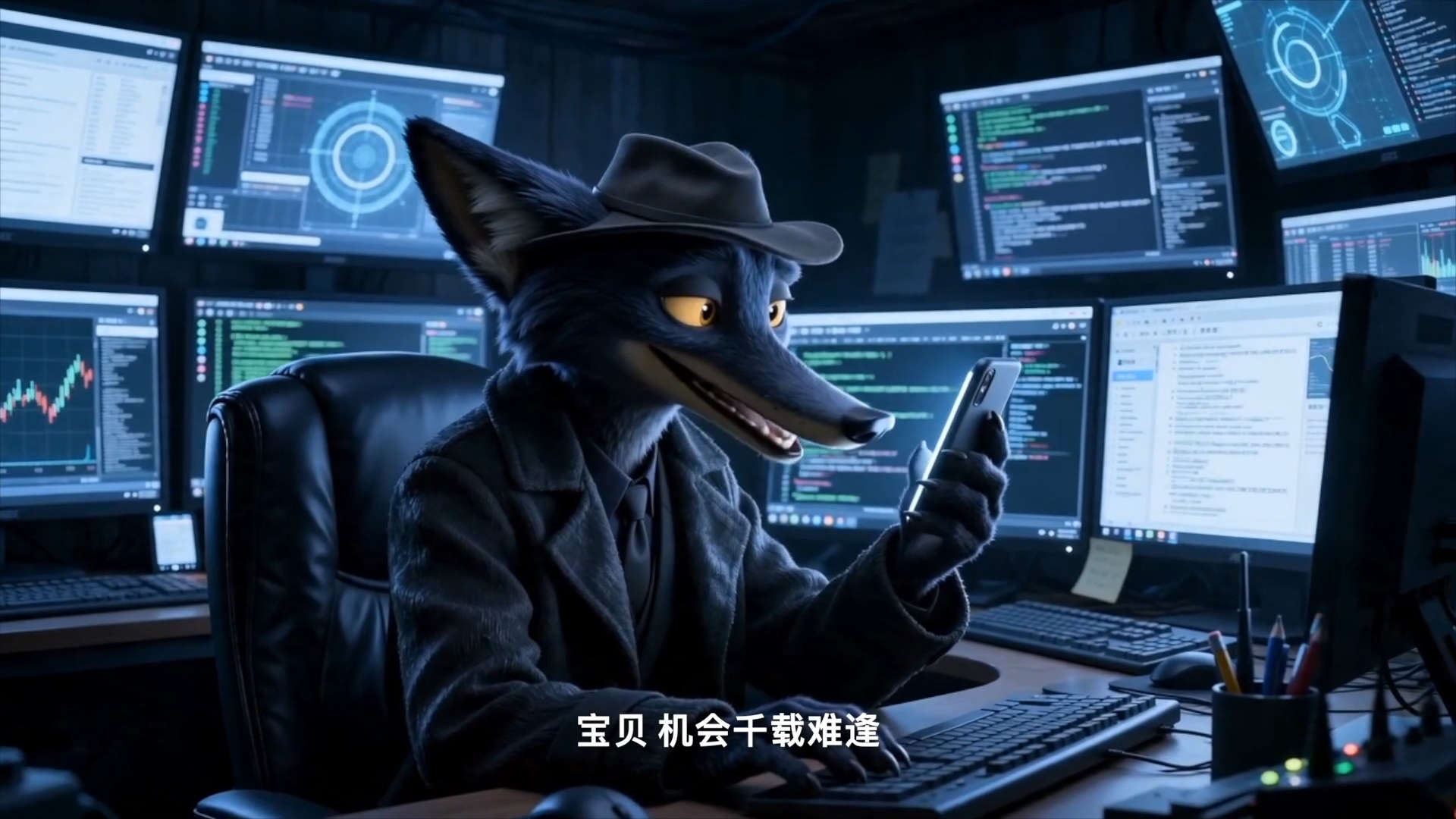 防诈骗动画宣传短片：变脸