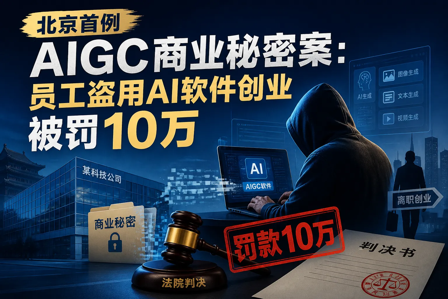 北京首例AIGC商业秘密案