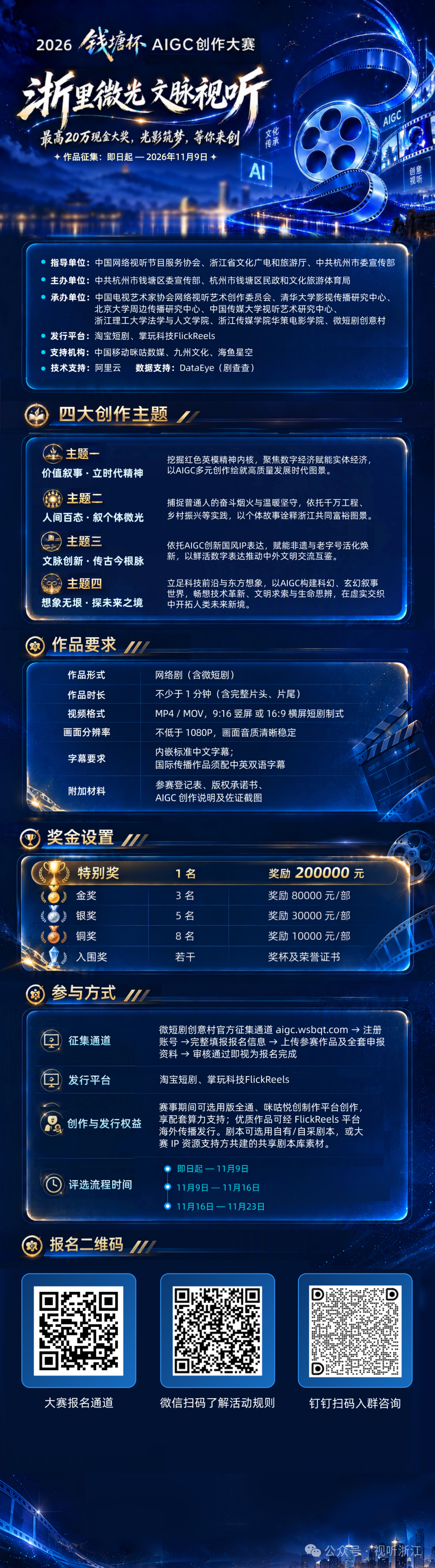 2026钱塘杯AIGC创作大赛